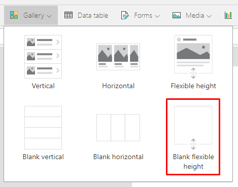 Making Accordion Style Gallery using Flexible Height Galleries